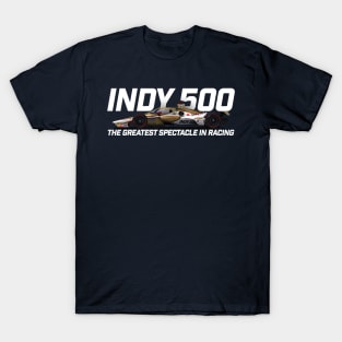 Indy Greatest Spectacle (white text) T-Shirt